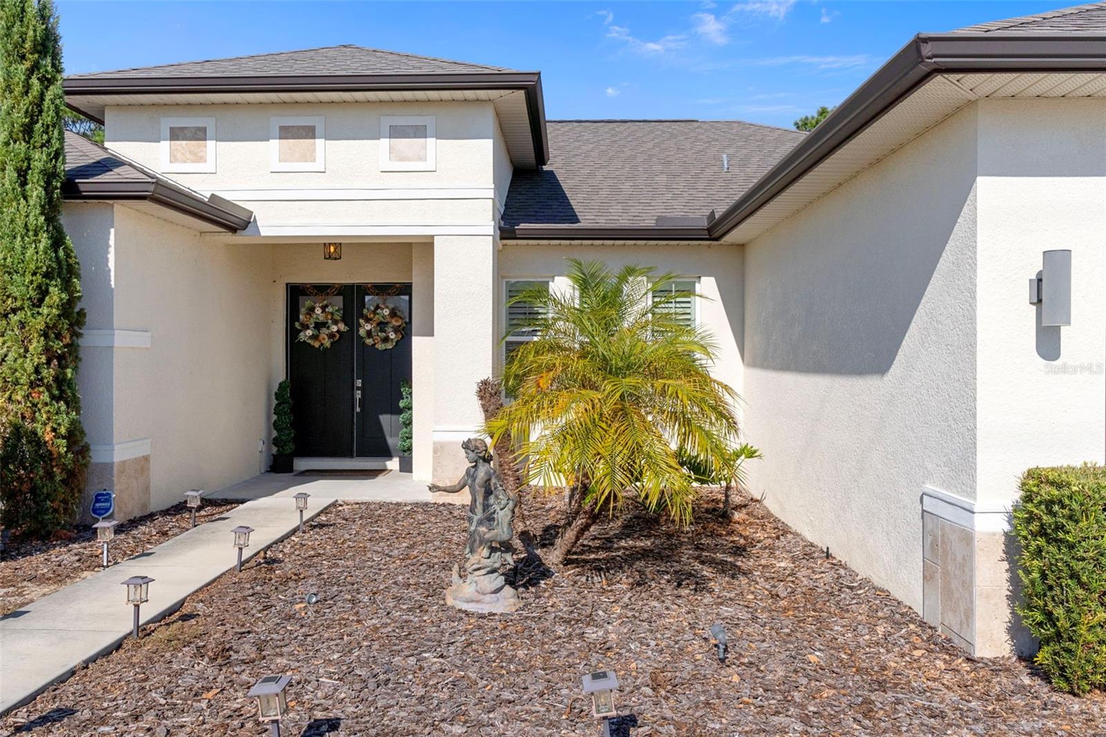 Inviting Front Entrance & Walkway