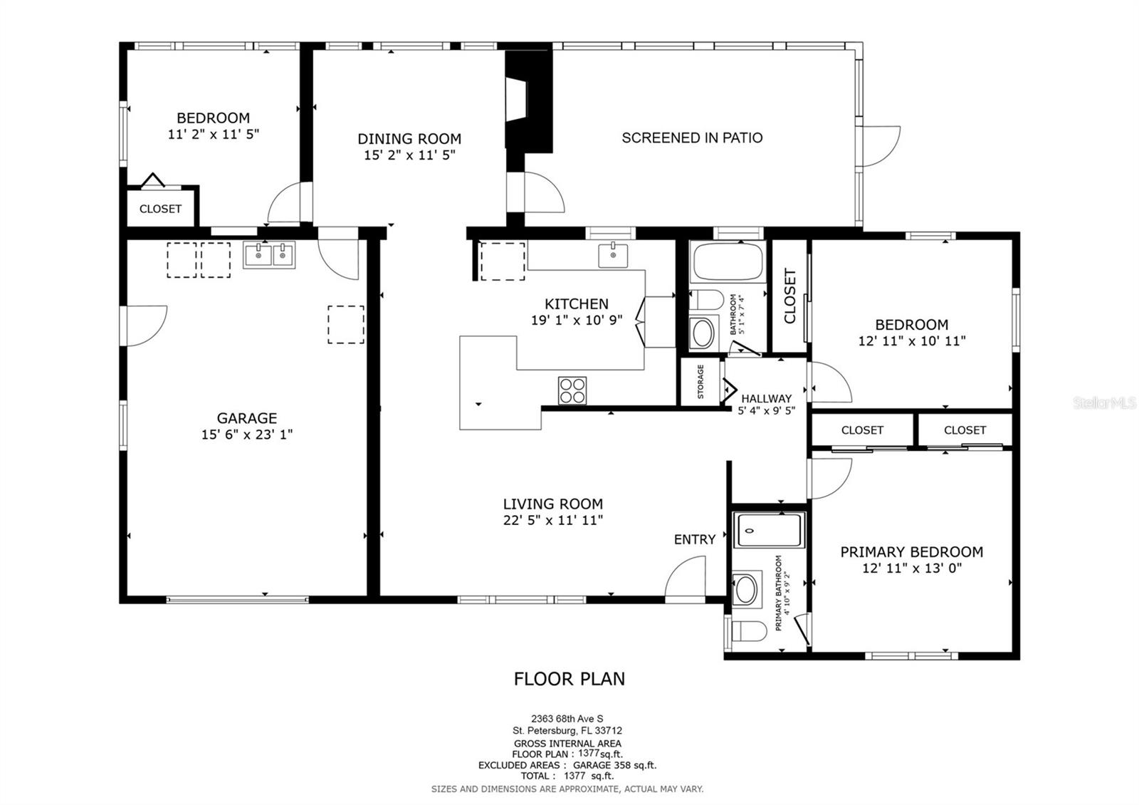 2363 68TH AVE S, ST PETERSBURG, FL, 33712