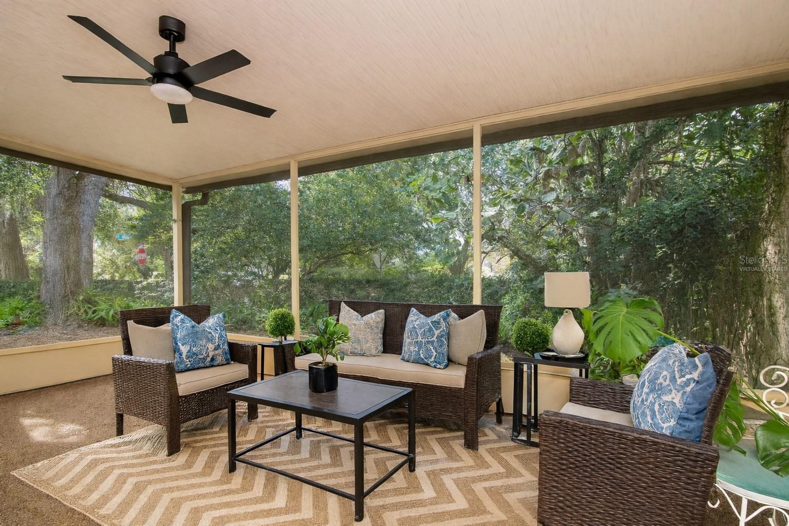 Patio- Virtually Staged