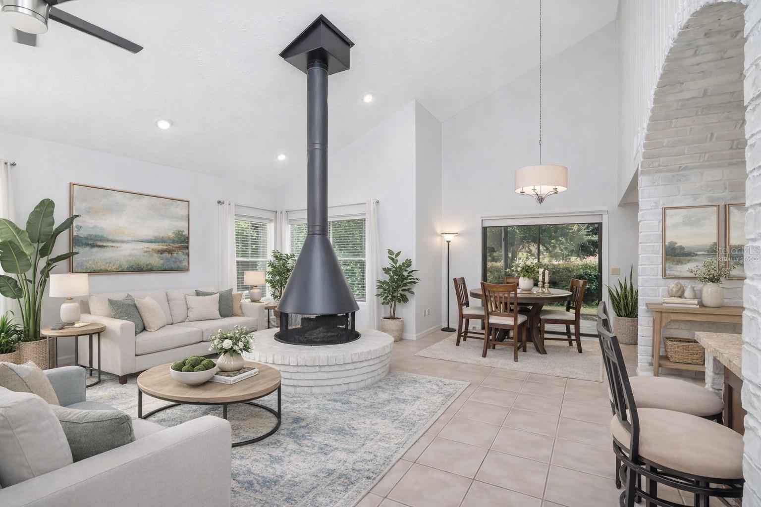 Living Room - Virtually Staged