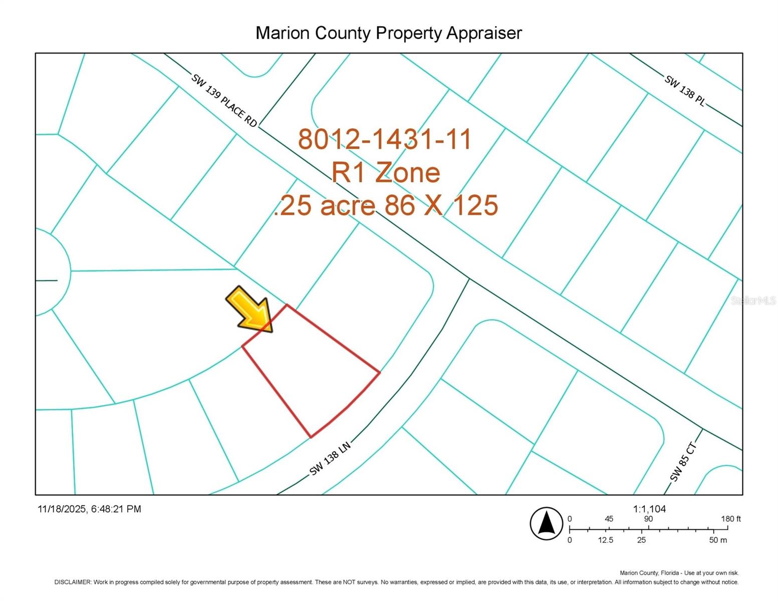 TBD SW 138TH LN, OCALA, FL, 34473