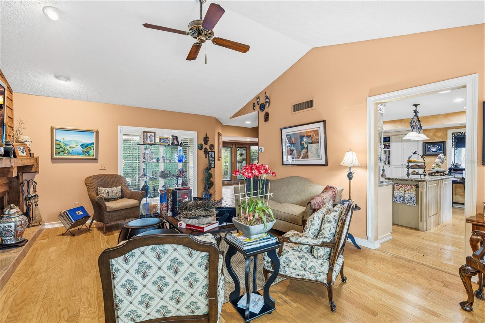 downstairs family room