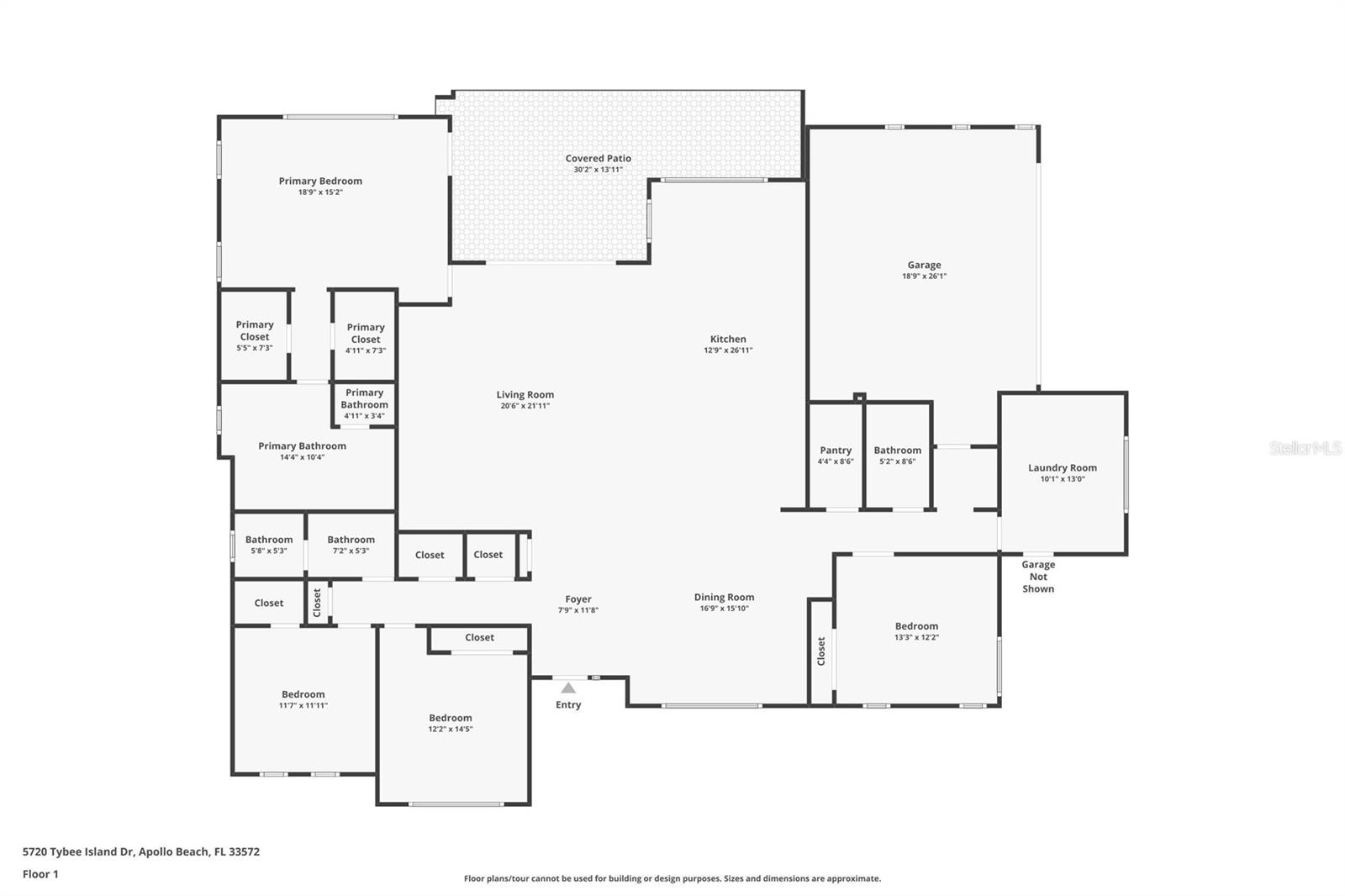 5720 TYBEE ISLAND DR, APOLLO BEACH, FL, 33572