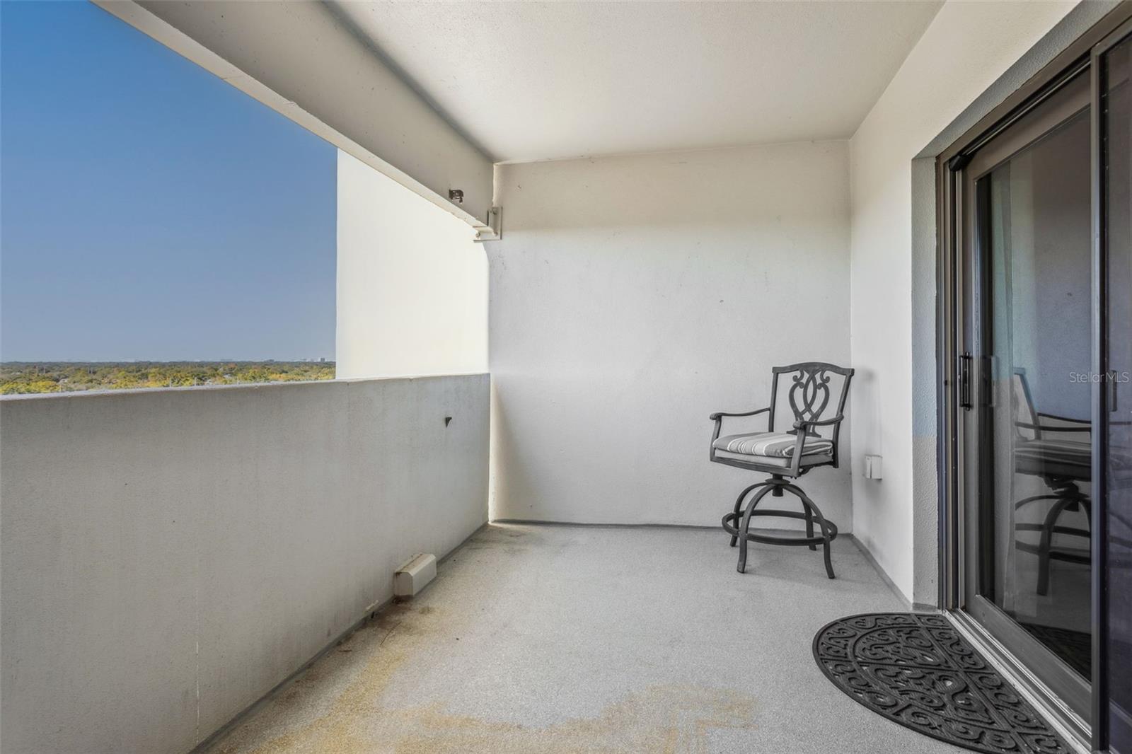 private balcony off bedroom 3