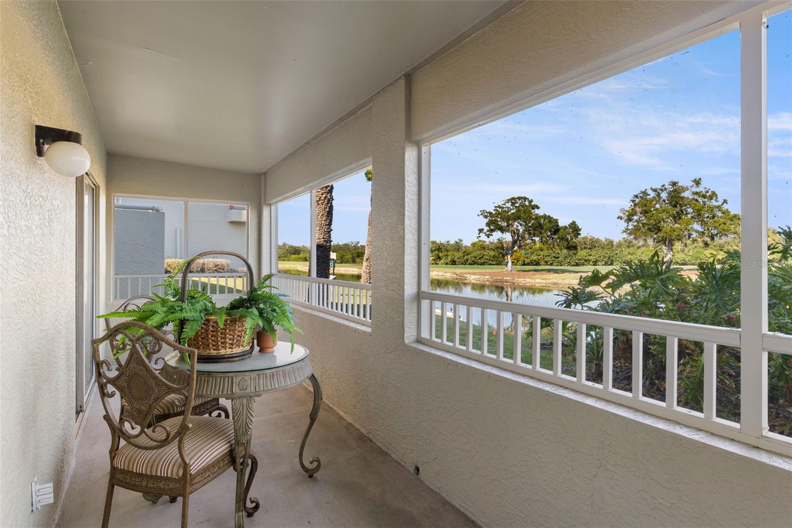 Patio view 3 overlooking Golf course views