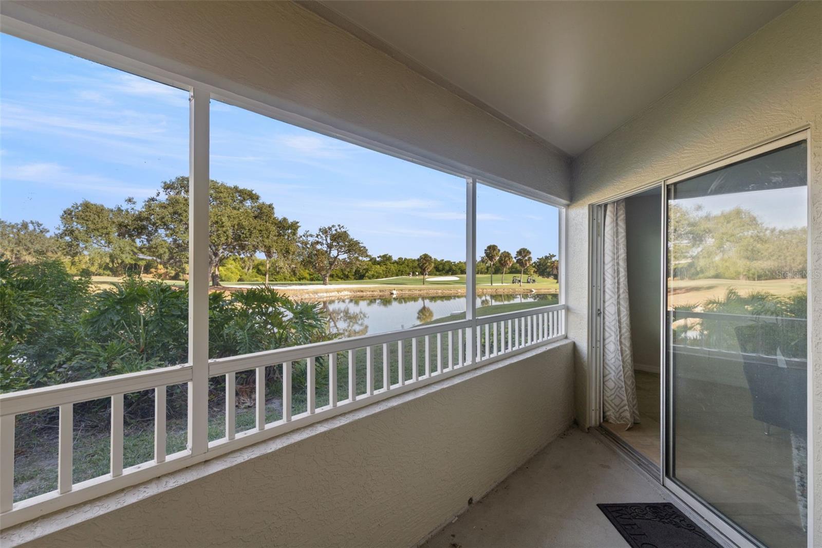 Patio view 2 overlooking Golf course views