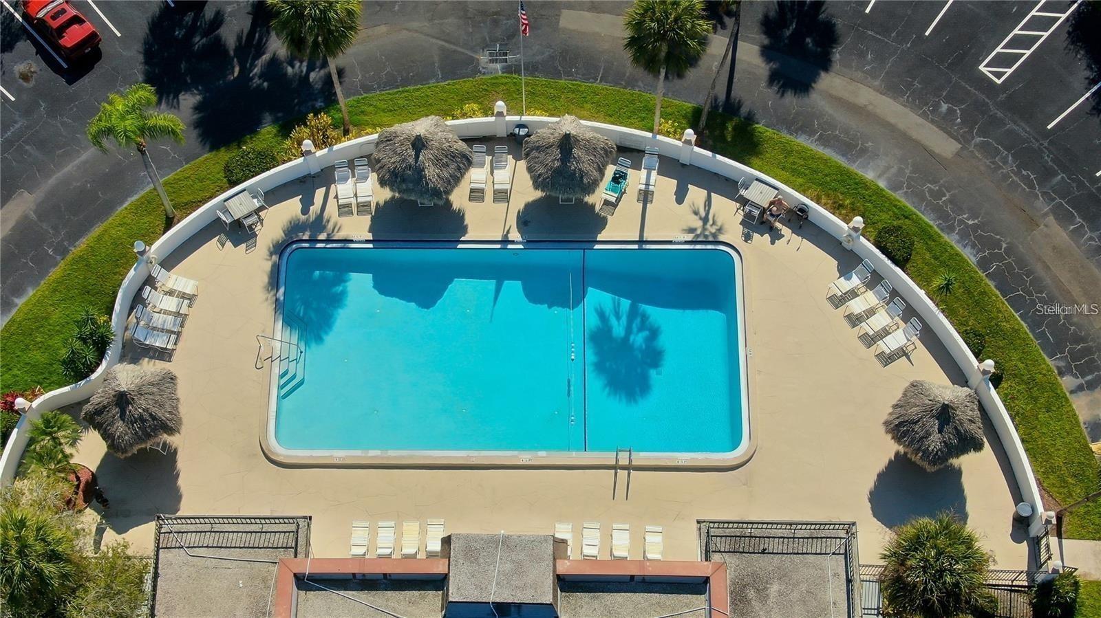 Heated pool and Clubhouse.