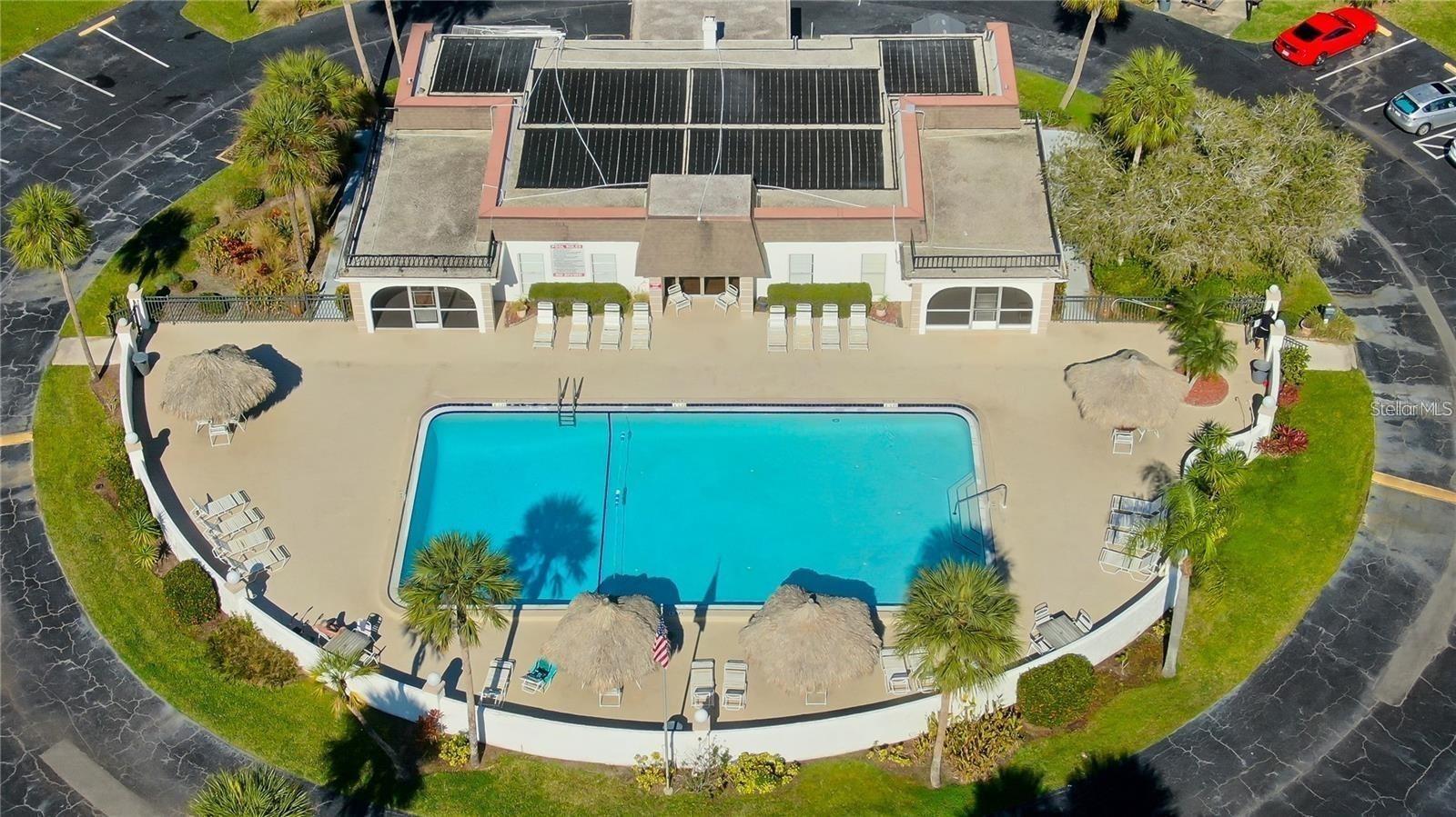 Heated pool and Clubhouse.