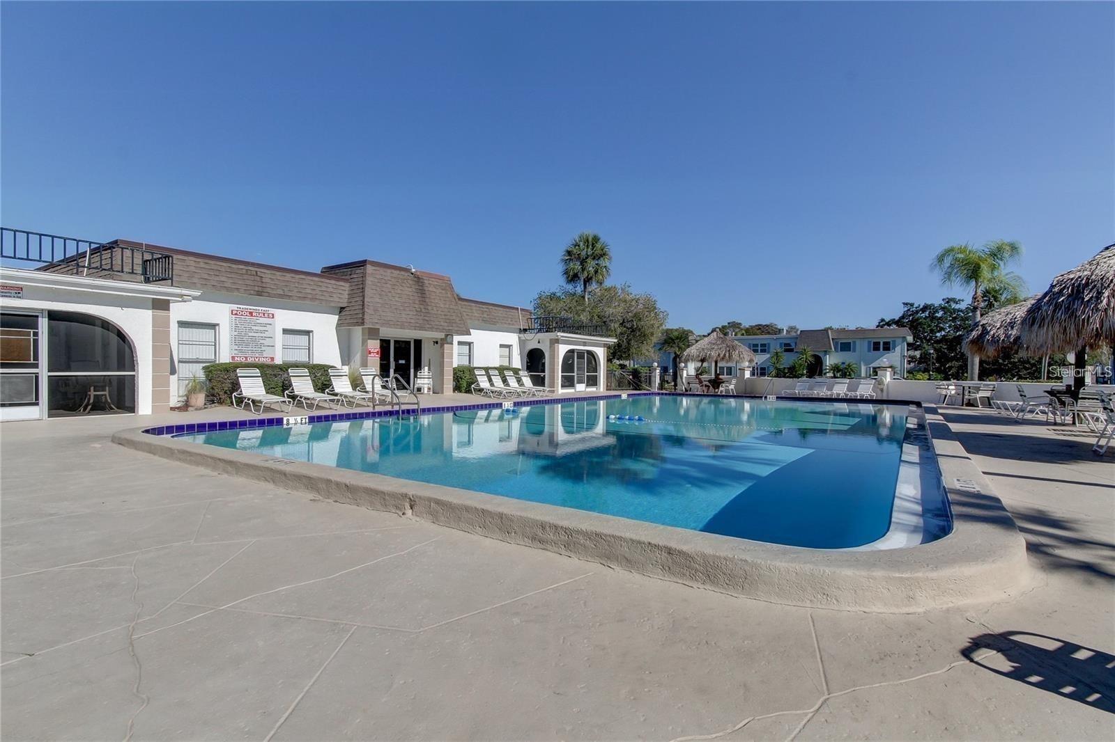 Heated pool and Clubhouse.