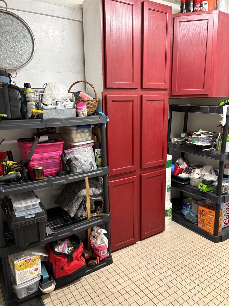 Large pantry area off kitchen