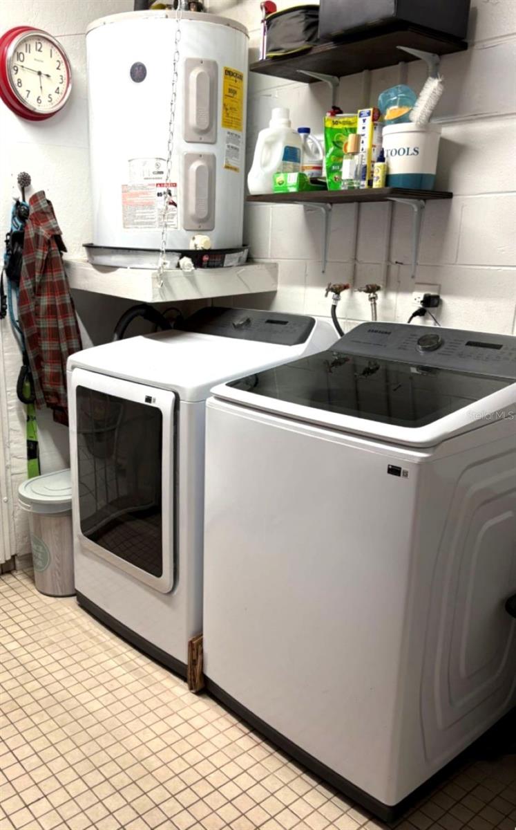 New full-sized washer and dryer