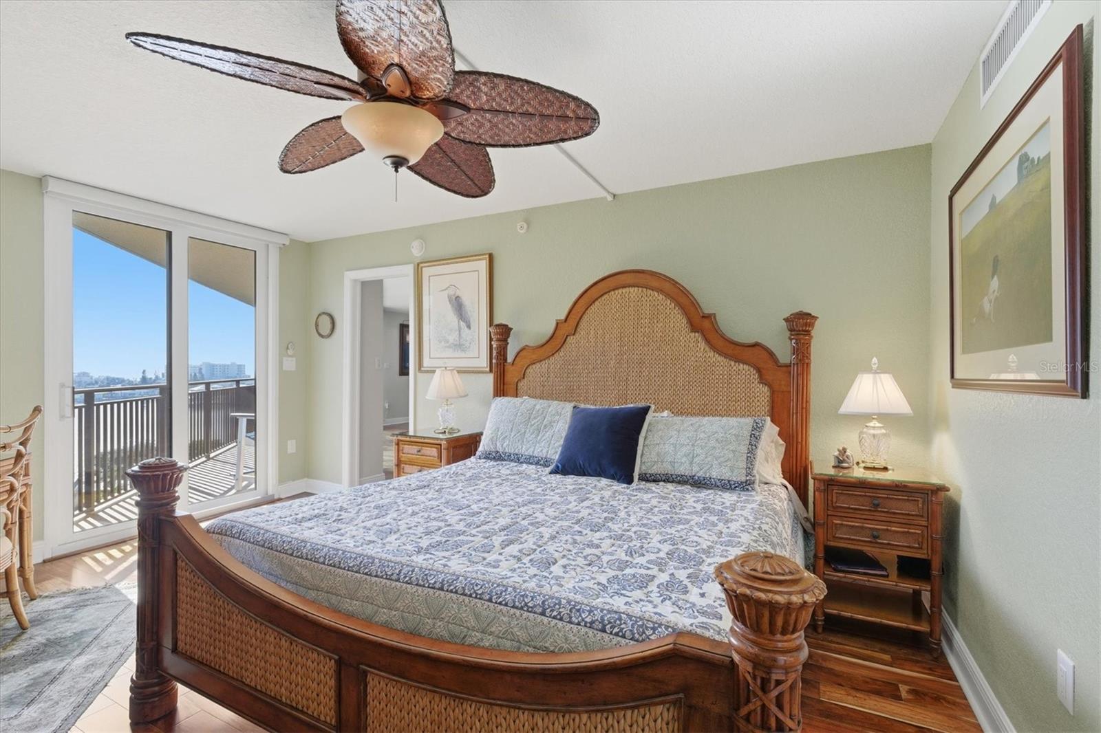 Primary with a View and Balcony access!