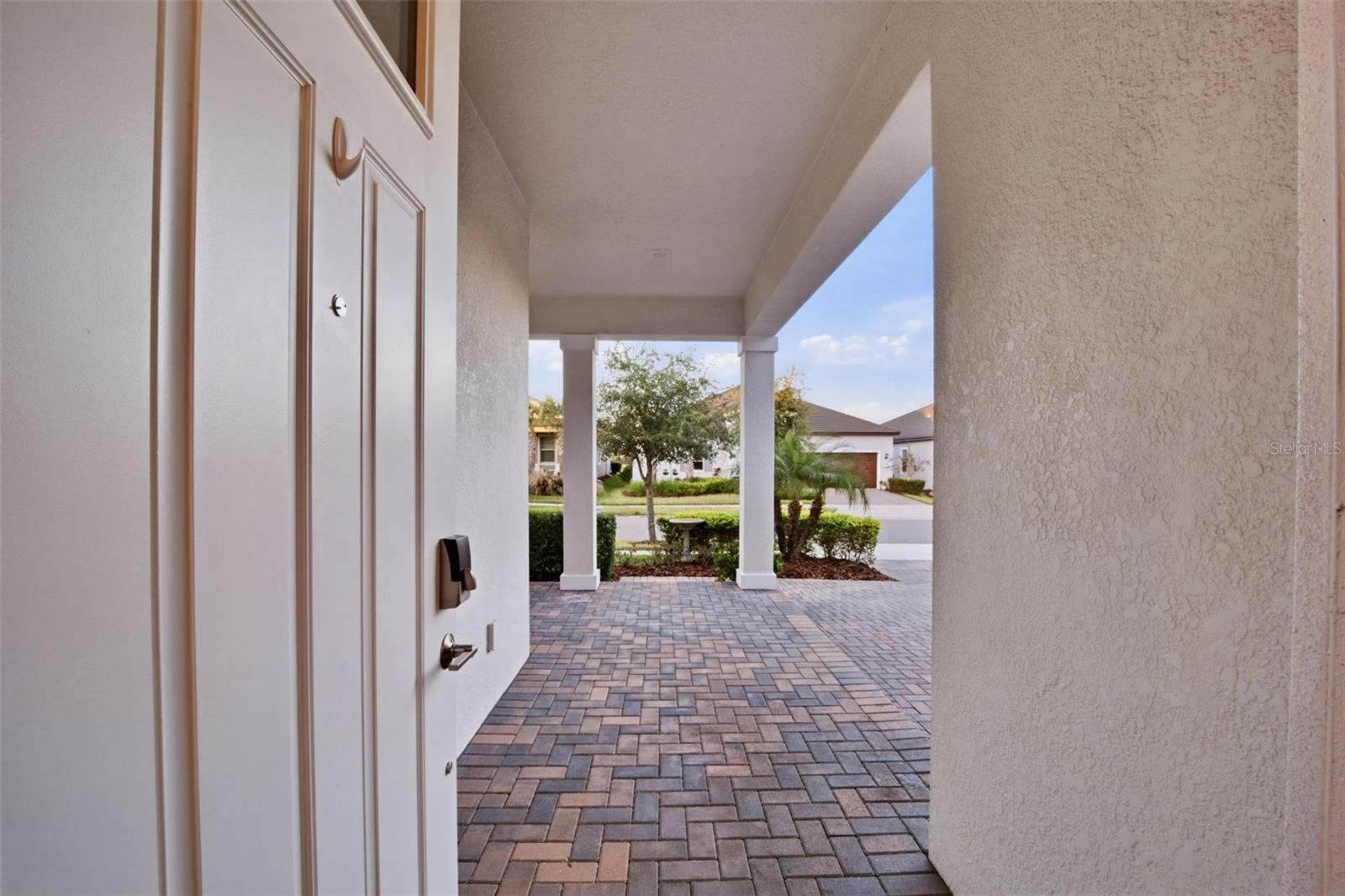 PAVER entry with a view