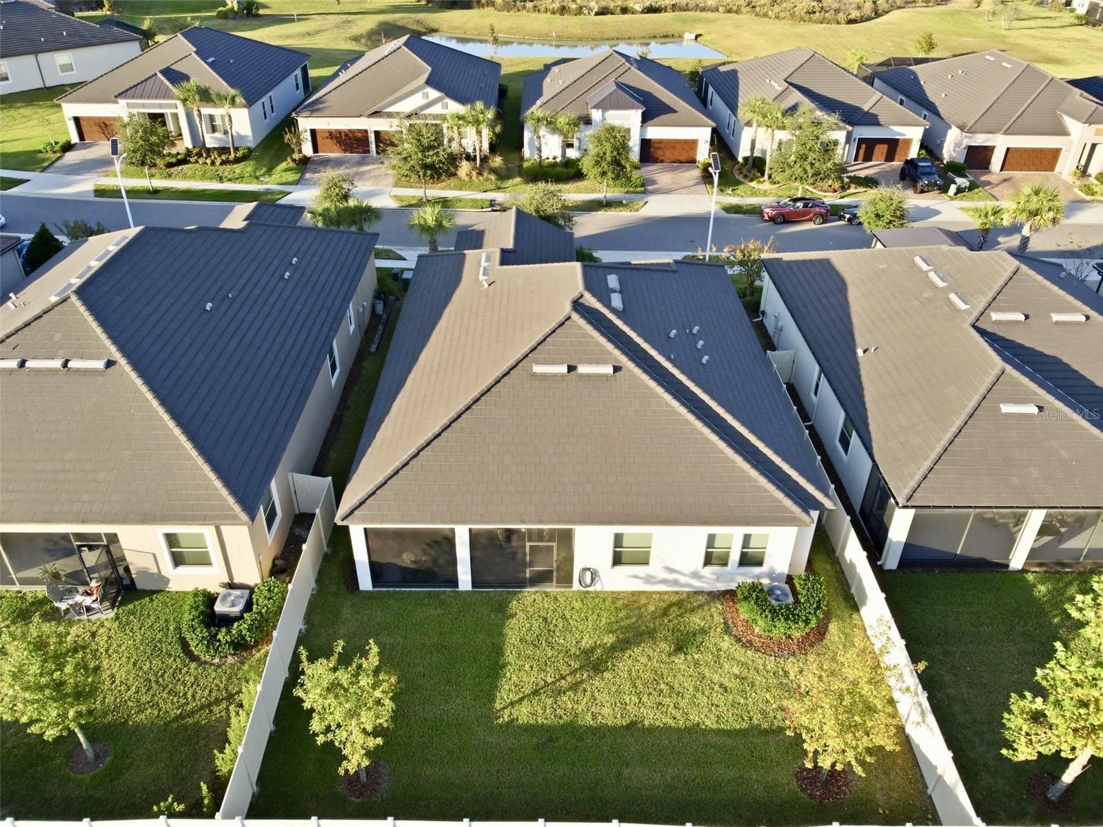 Great space in the private backyard!