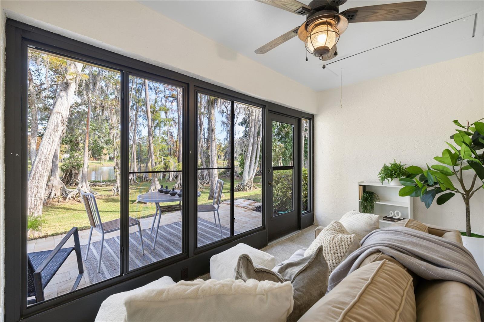 Climate controlled porch with a view!