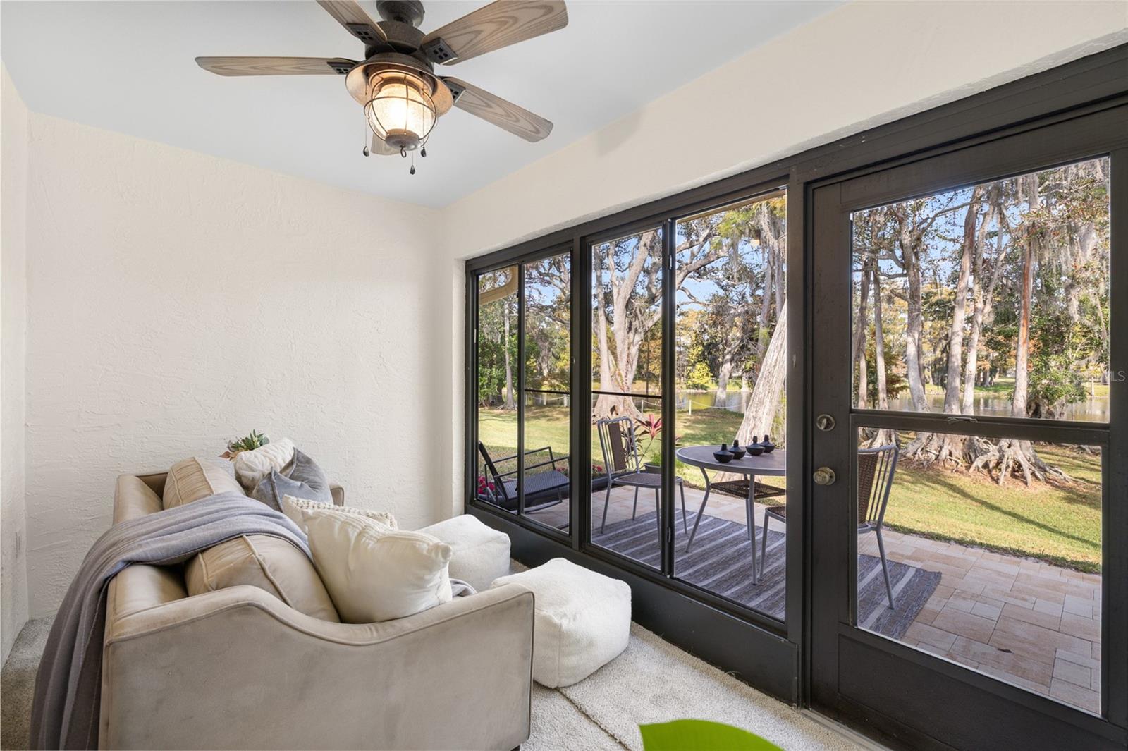 Climate controlled porch with a view!