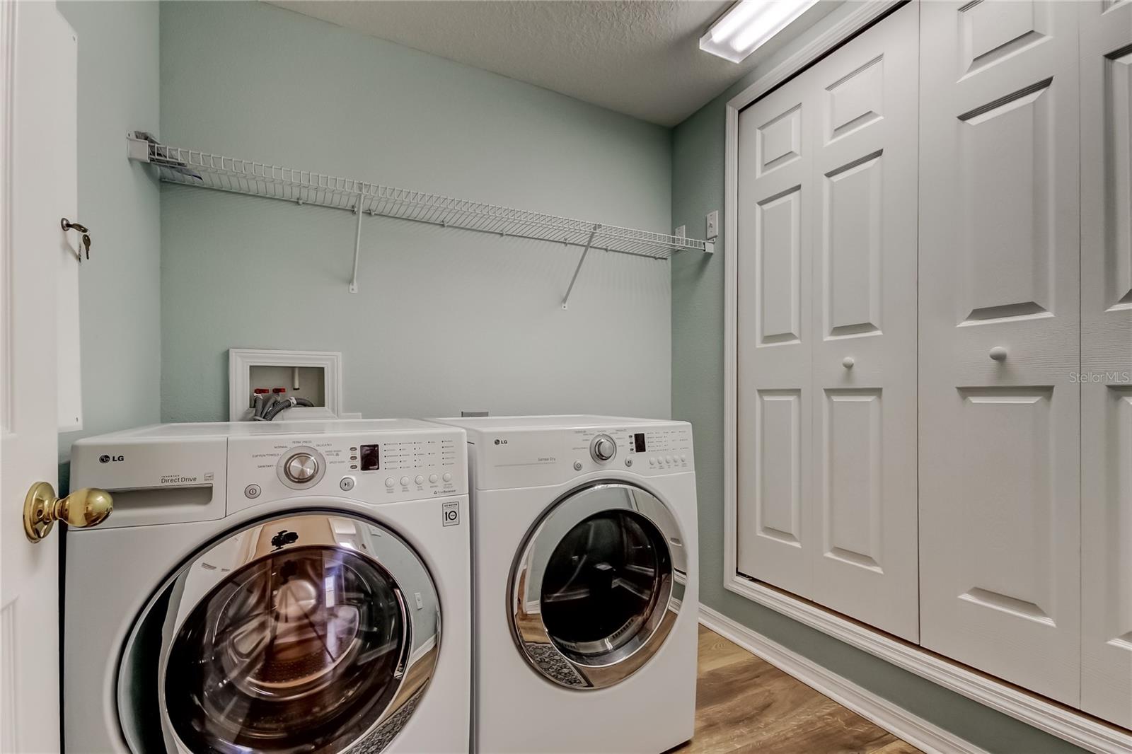 Laundry room and AC closet