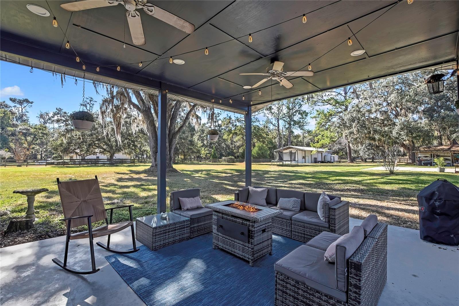 Covered Rear Porch