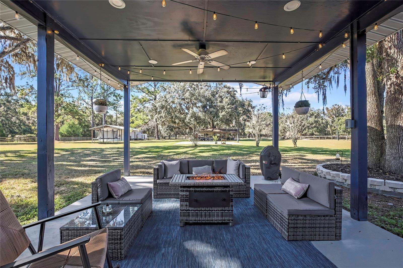 Covered Rear Porch