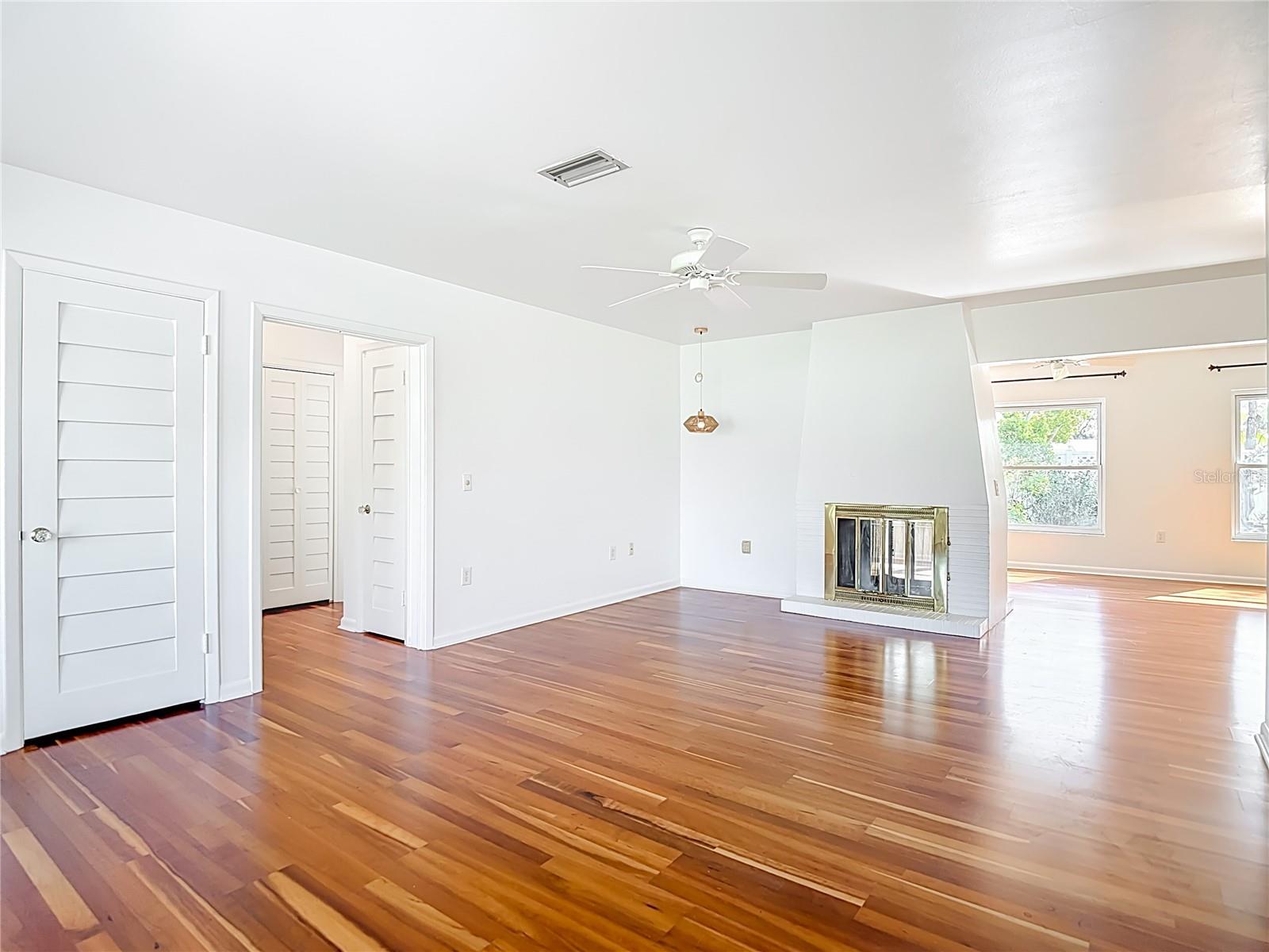 Living Room - Double Sided Fireplace - Family Room