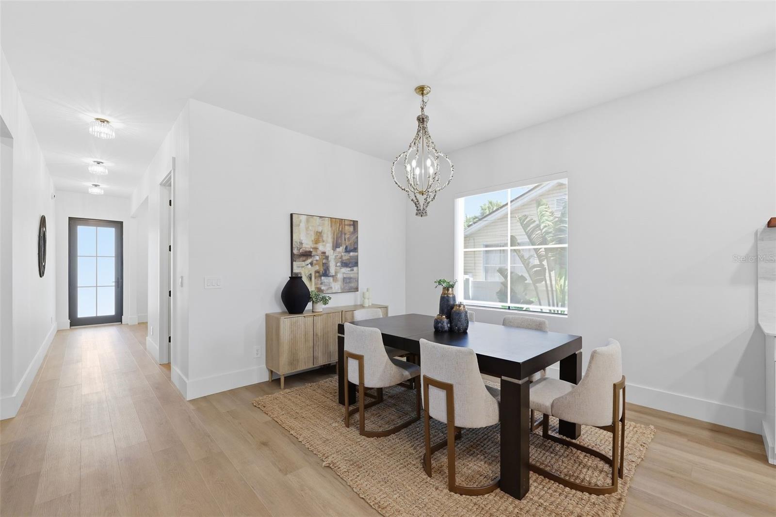 Dining Area open to hallway
