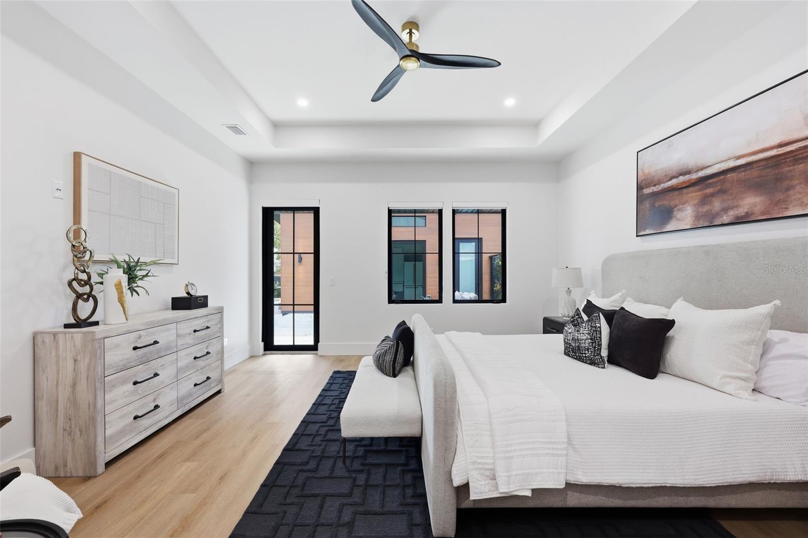 Primary Suite with Trey Ceilings