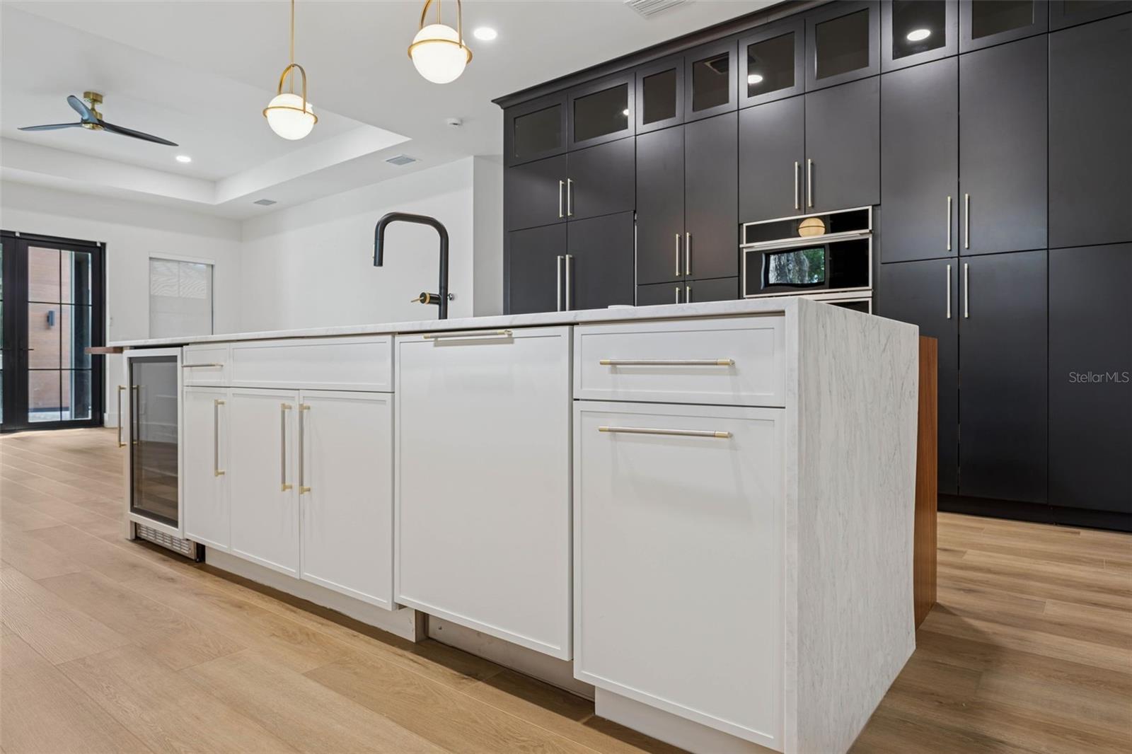 Custom Panel dishwasher & Wine Frg.