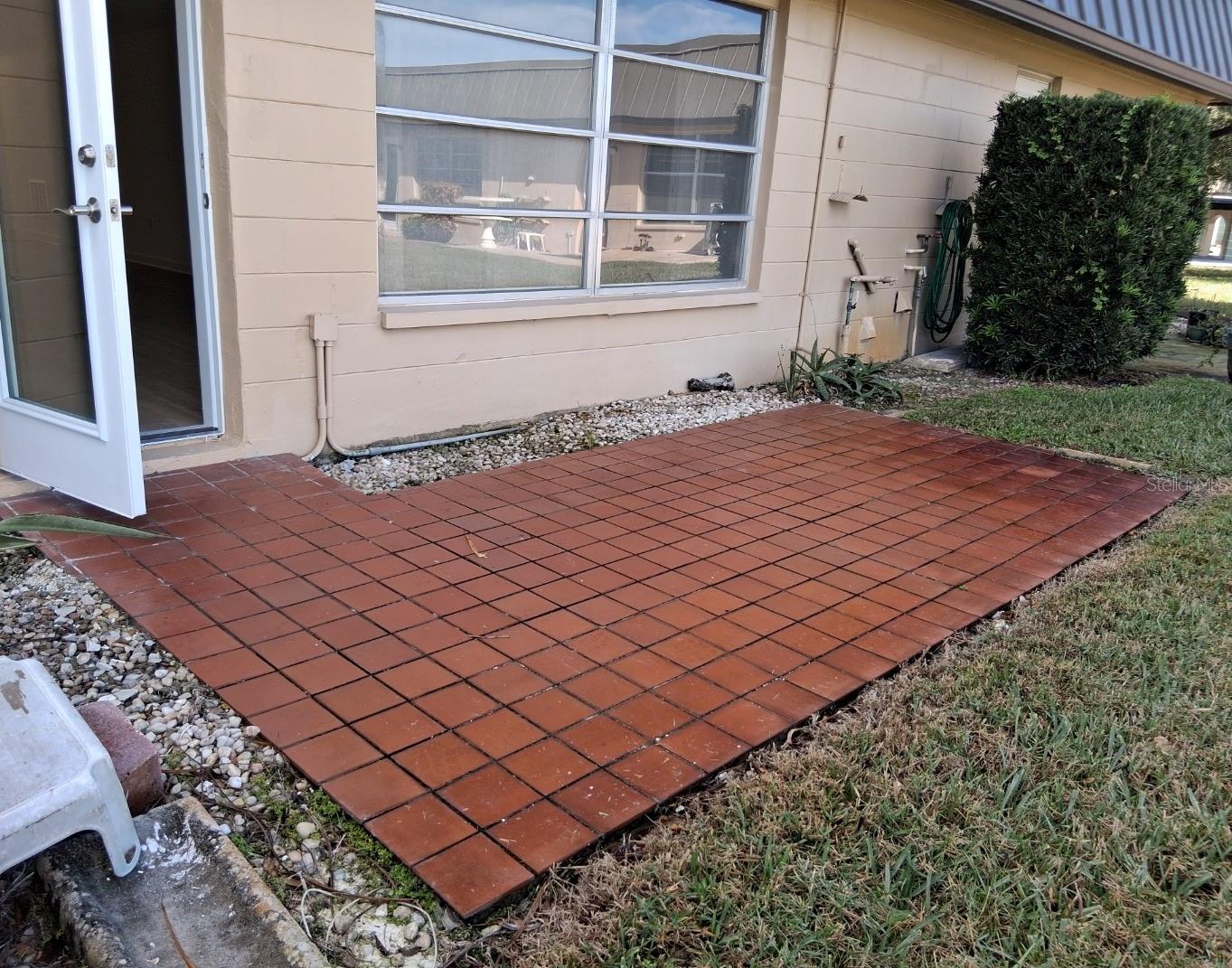 Rear patio