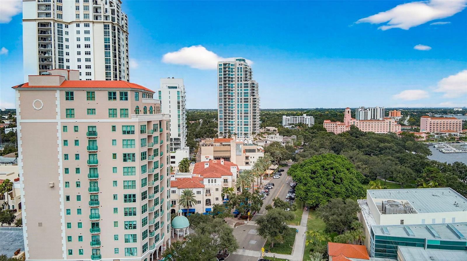 Aerial Cloisters on Beach Drive