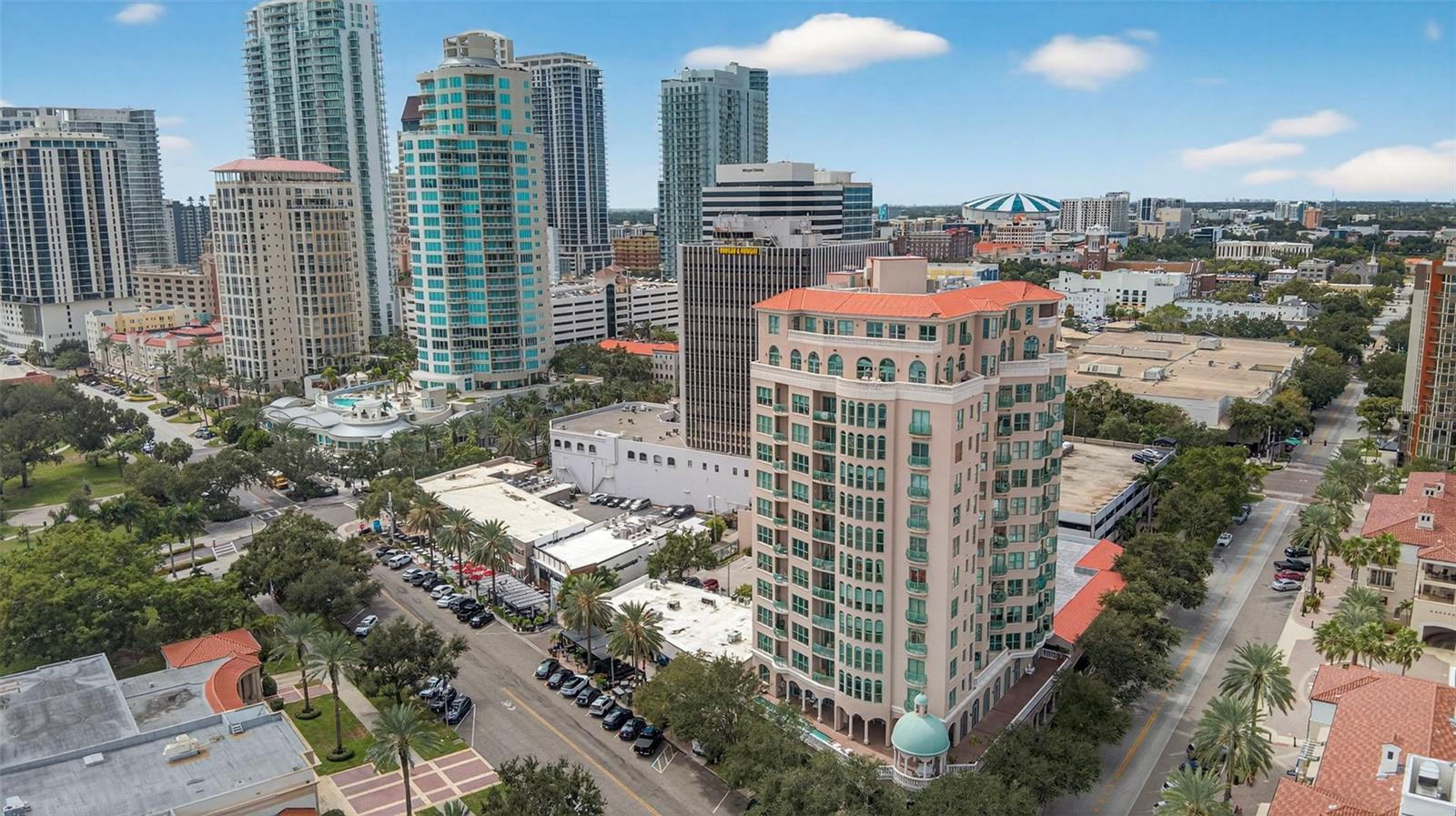 Aerial Cloisters on Beach Drive