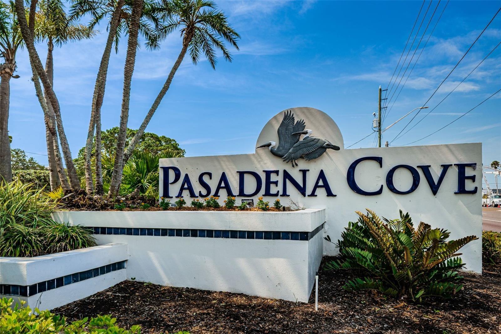 Pasadena Cove Entrance to Gated Community