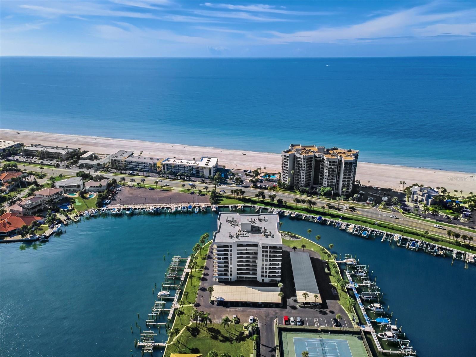 Harborage 1 - Directly across the Blvd. from the Gulf! Beach access across the street!