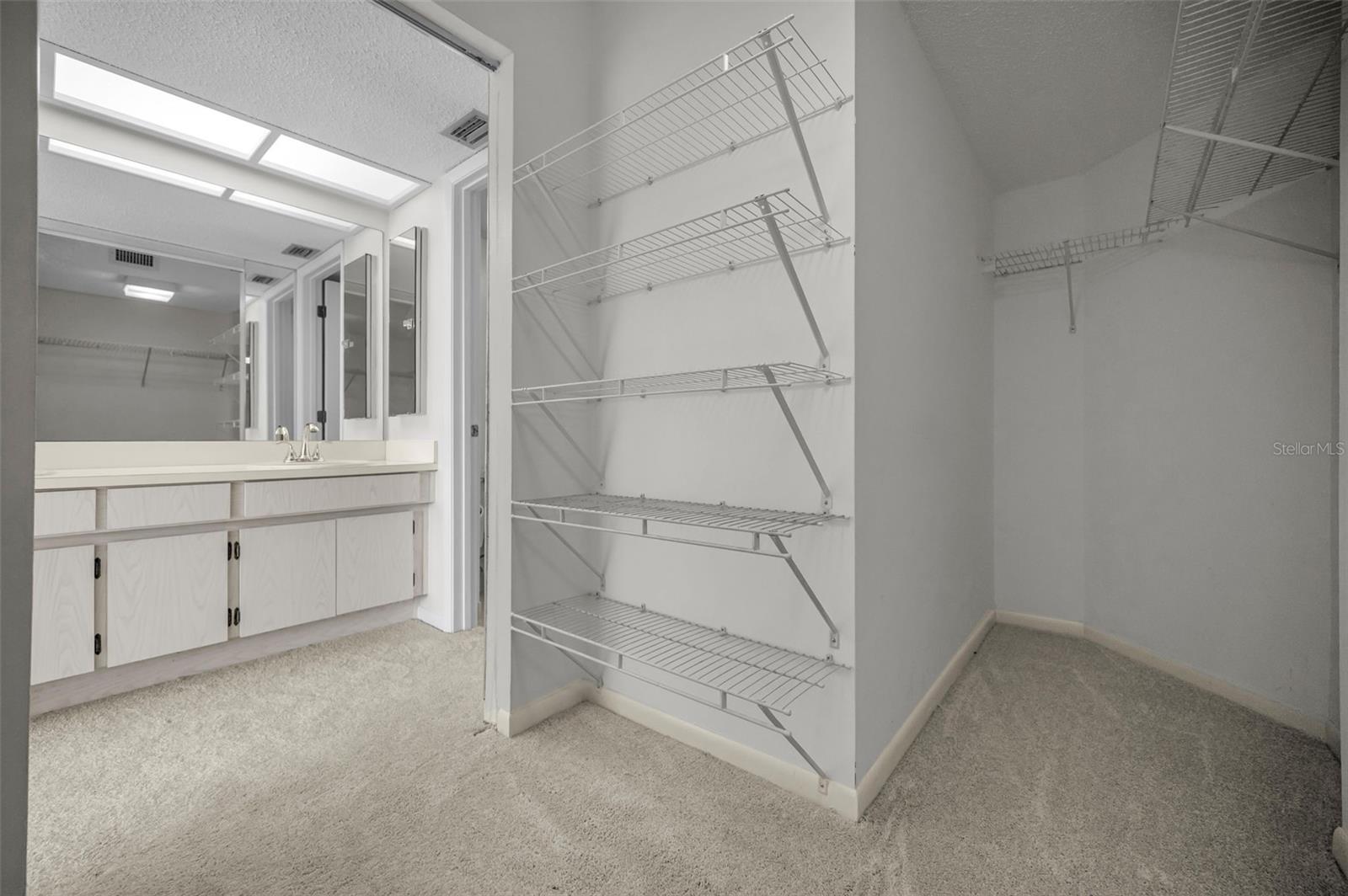 Huge Primary Walk-in Closet