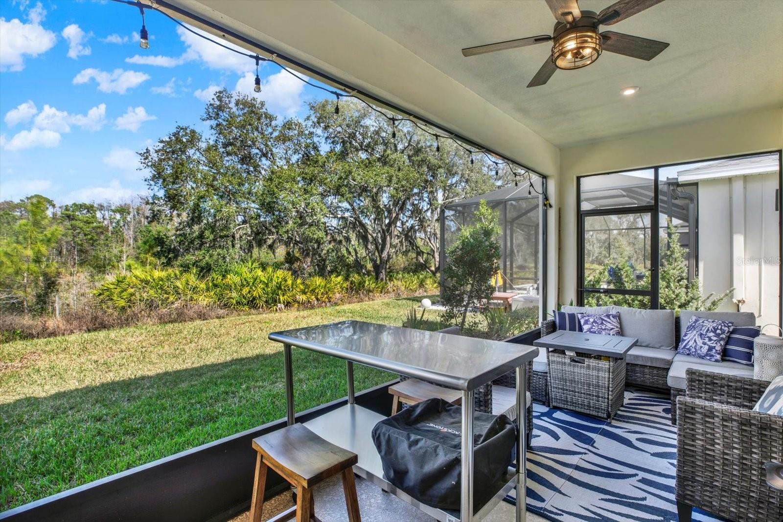 patio facing preserve