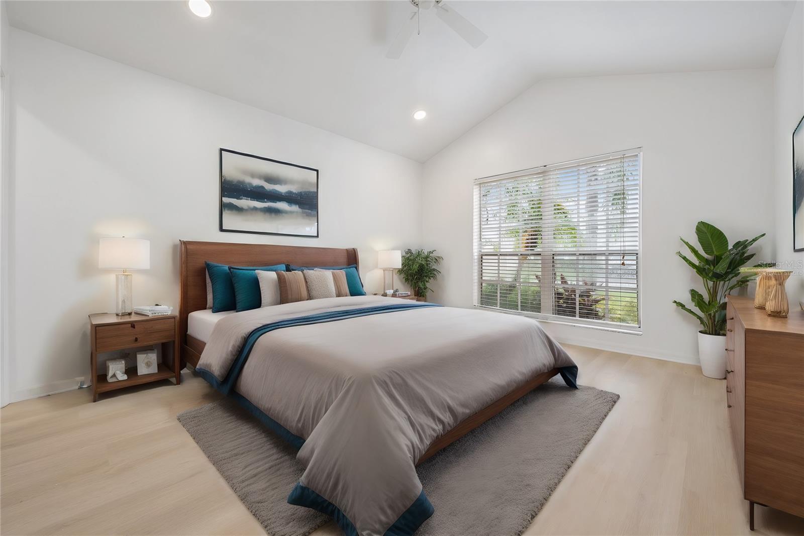 Virtually staged - Primary Bedroom