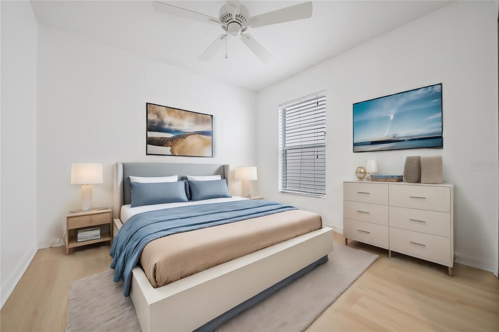 Virtually staged - Bedroom 2