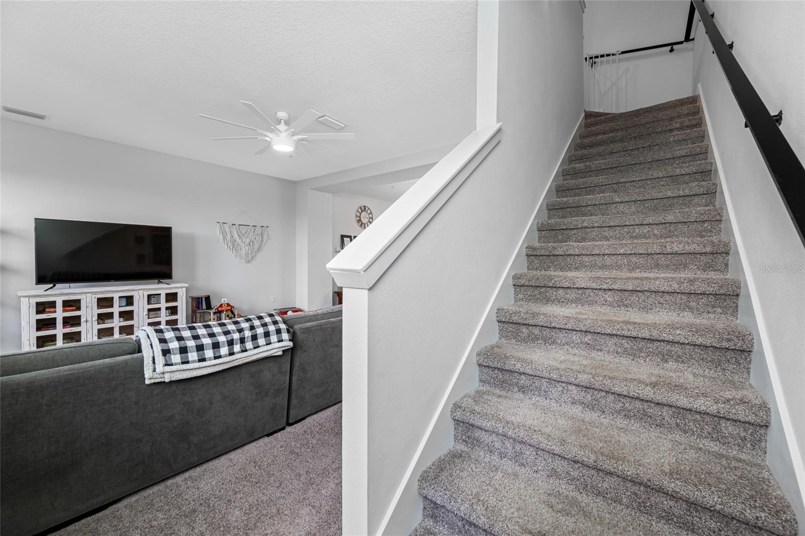 Stairs to the third floor.