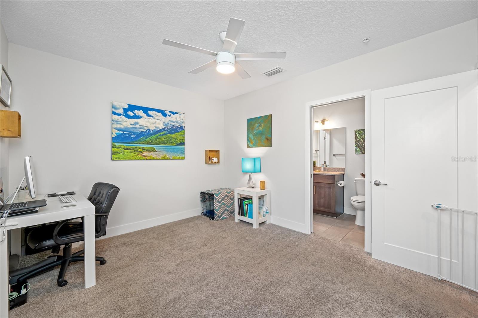 First Floor - 3rd Bedroom with en-suite full bathroom & walk-in closet.