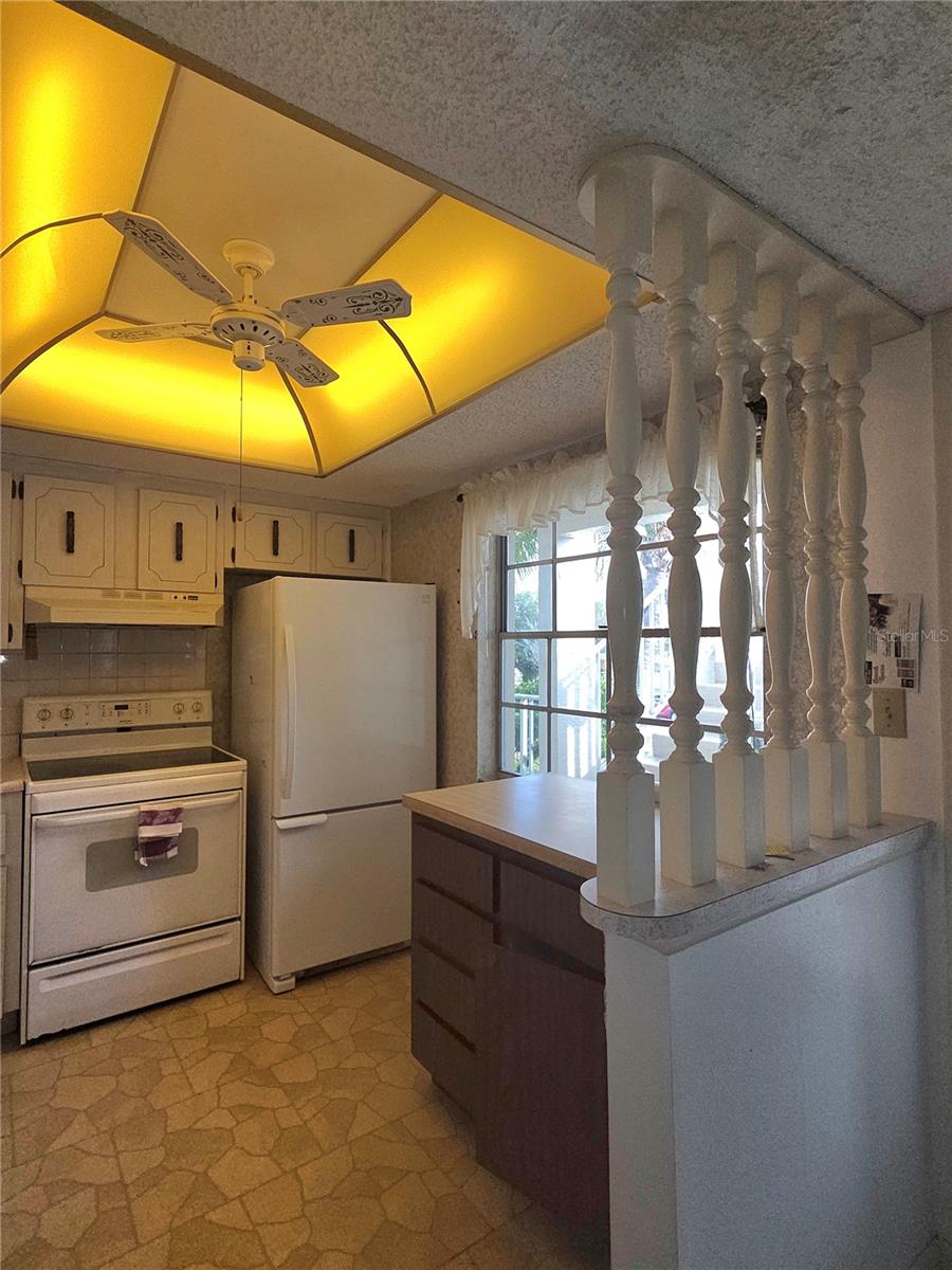 South facing kitchen window