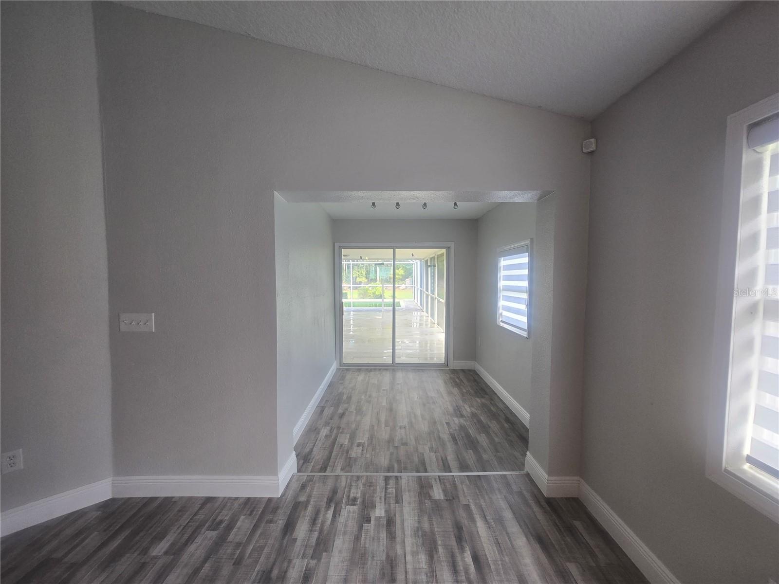 Exit toward terrace from living room area