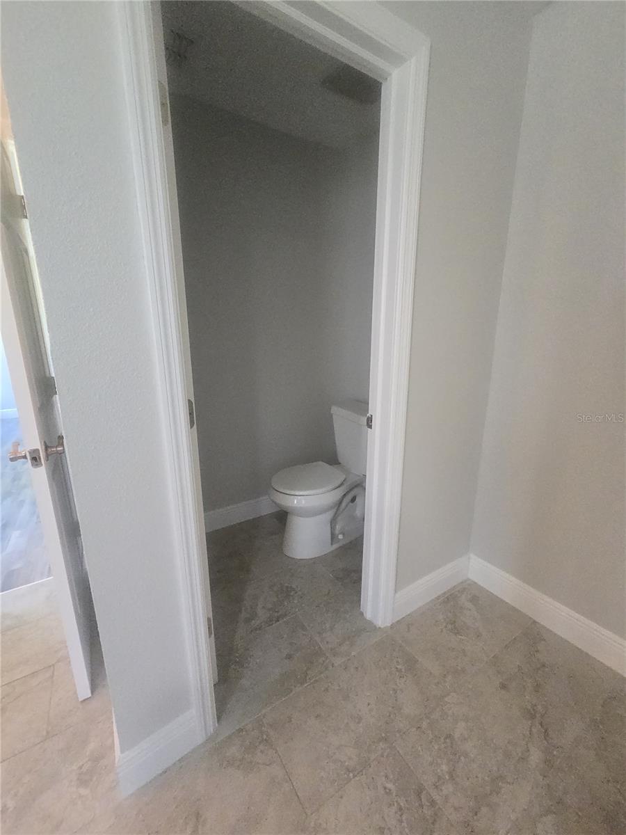Master bathroom toilet room