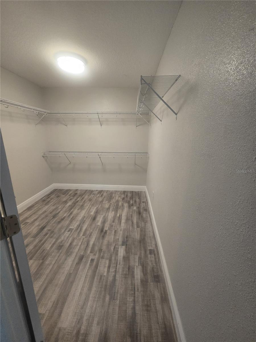 Master bedroom closet