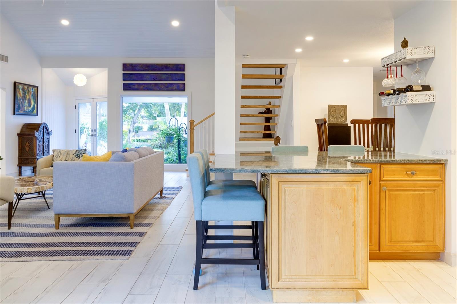 Walking back inside, you’ll love how light and airy this home is.