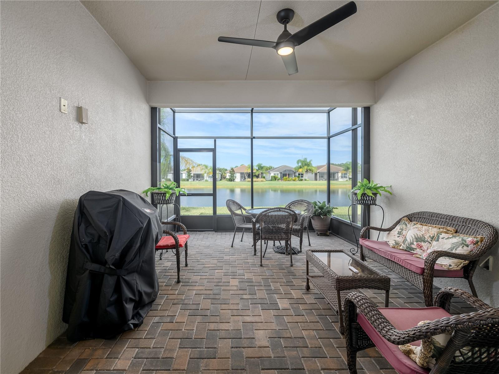 Extended lanai perfect for peaceful afternoon and entertaining evenings
