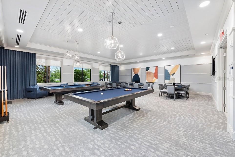 Billiards room
