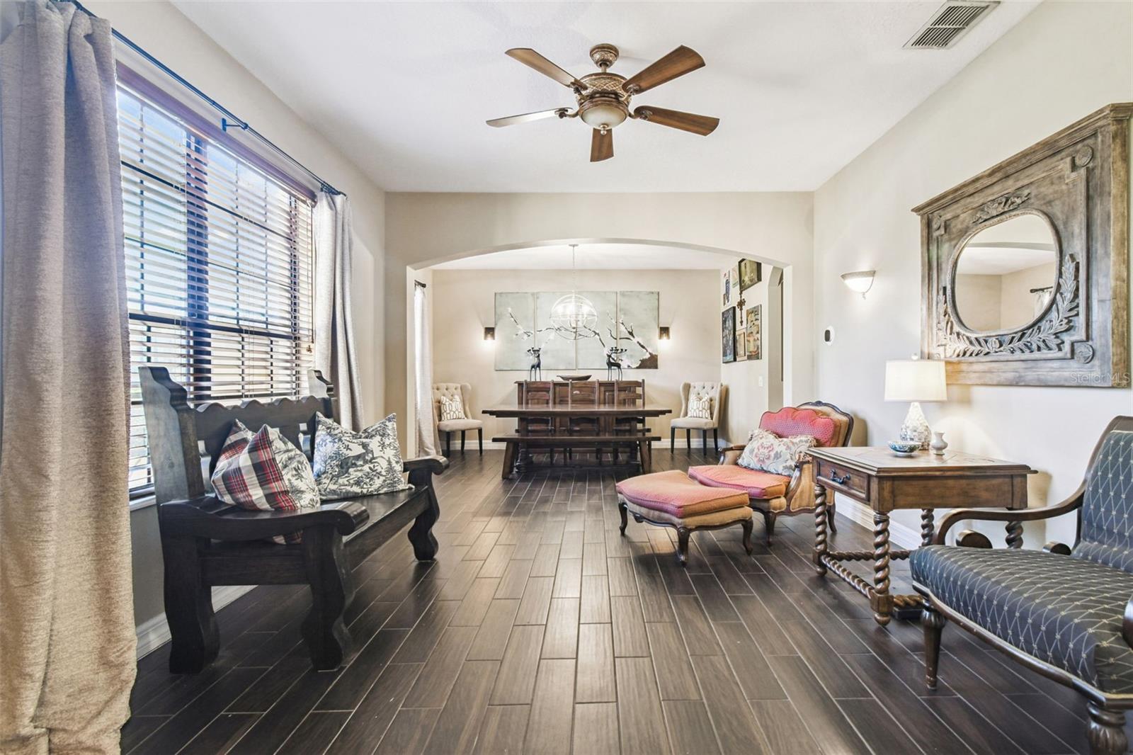 View to left from front door