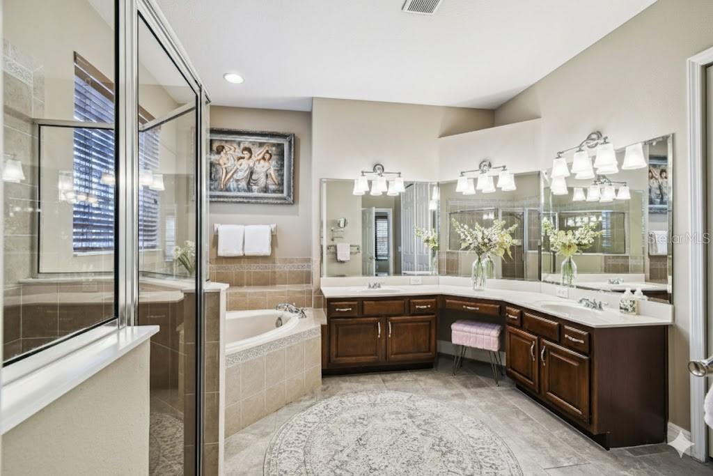 Upgraded frameless glass shower