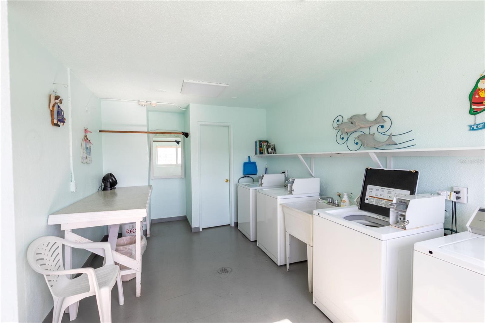 Laundry room same floor.