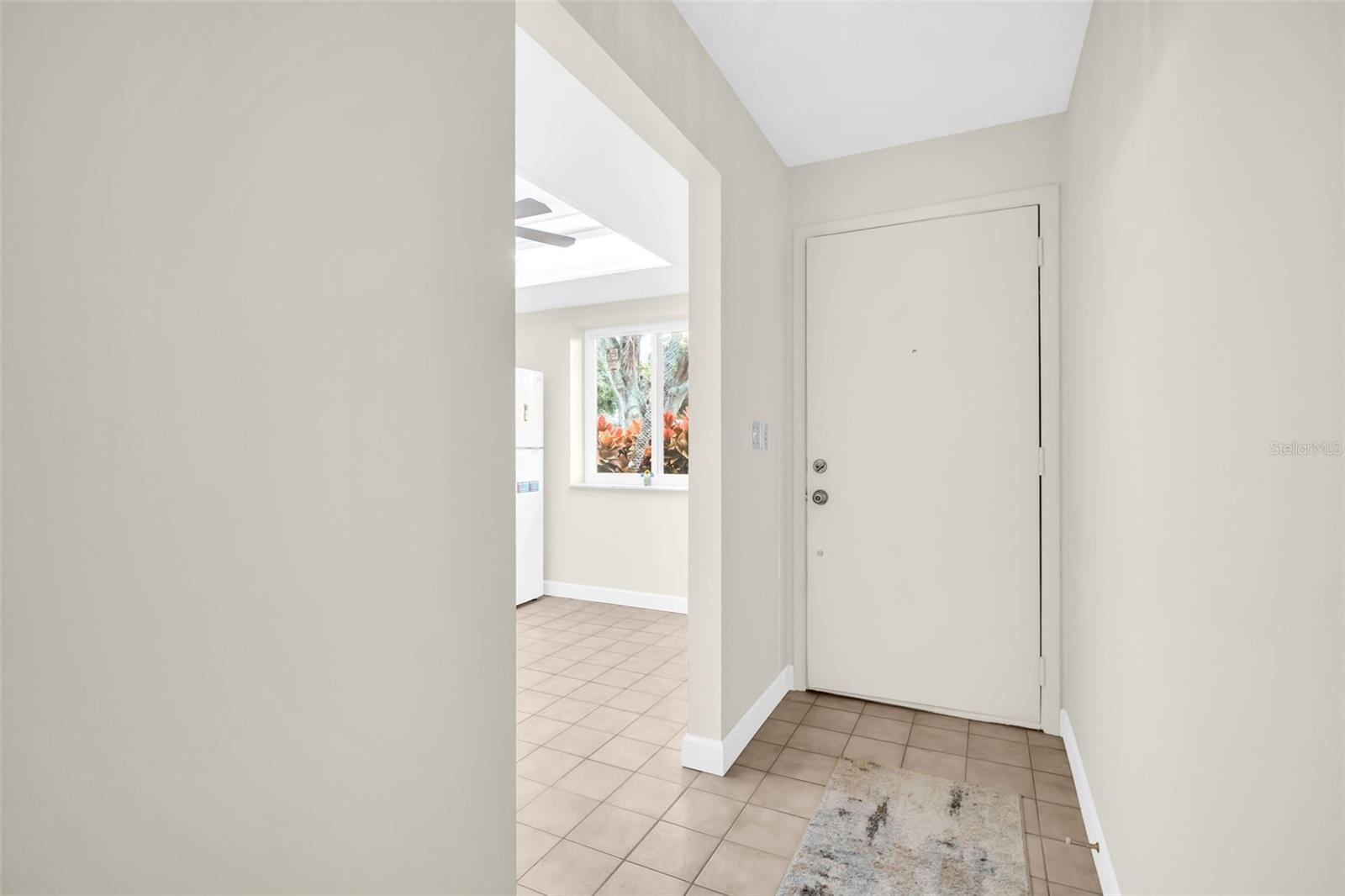 Welcoming front entry with all new fresh interior paint~