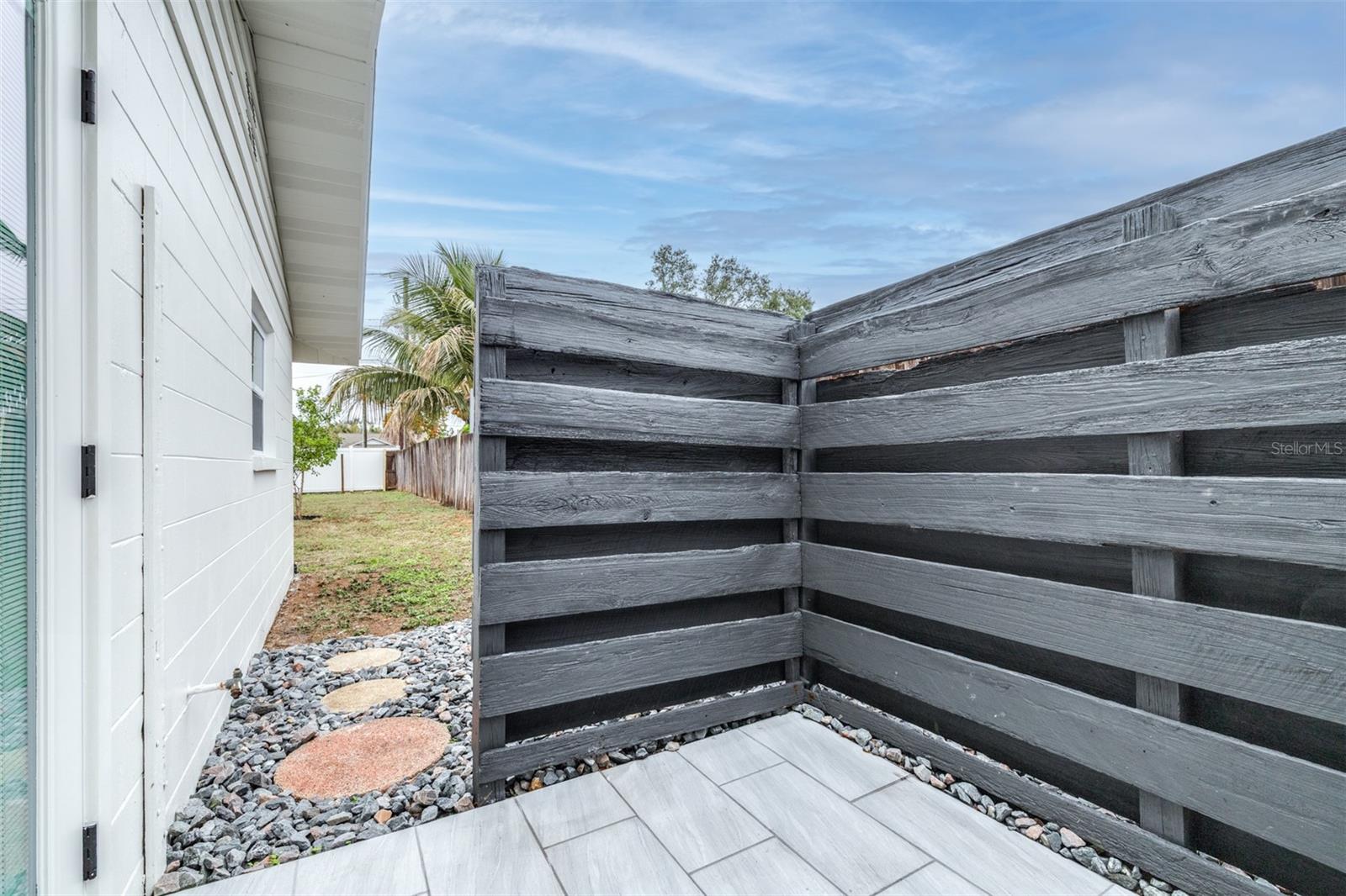 Patio Outside Bathroom